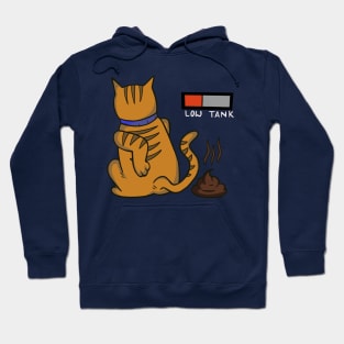 Cat with low Tank Hoodie
